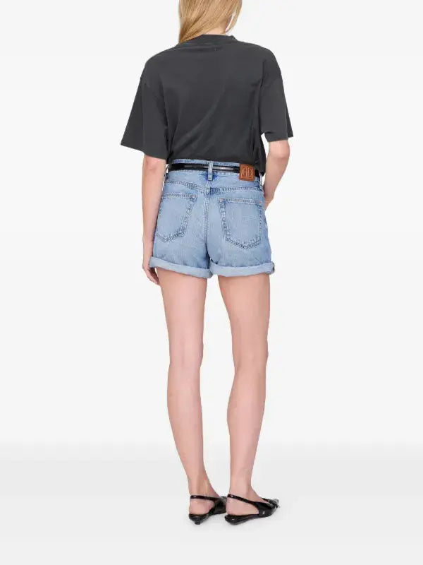 Ashton Tee Concert in Washed Black Anine Bing