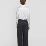 Rocky Pant in Black Cupro with White Stipe Viktoria + Woods