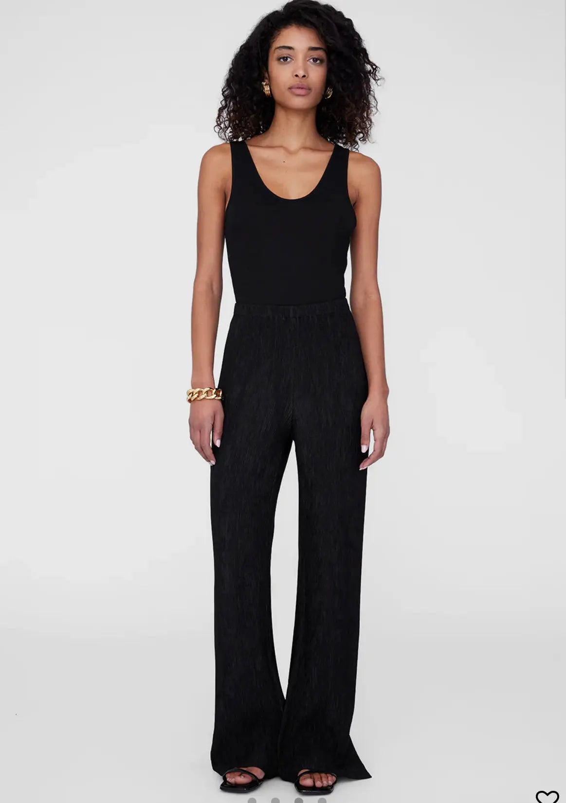Aden Pant in Black Anine Bing