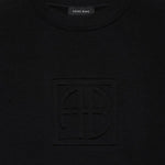 Alto Sweatshirt Framed Monogram Black Anine Bing
