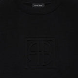 Alto Sweatshirt Framed Monogram Black Anine Bing