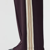 Wide Athletic Tape Pant in Plum Bassike