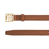Monogram Belt in Cognac Anine Bing
