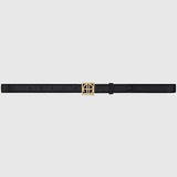 Anine Bing Monogram Belt in Black Anine Bing