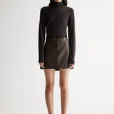 Lexi Mini Skirt in Chocolate Elka Collective
