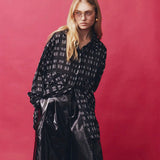 Knox Shirt in Black Blanca