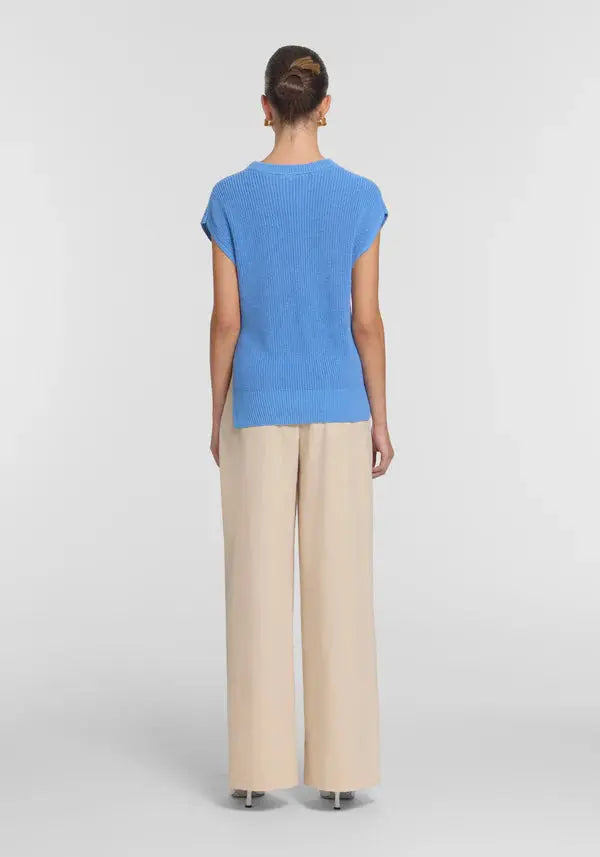 Memphis Knit Top in Blue Viktoria + Woods