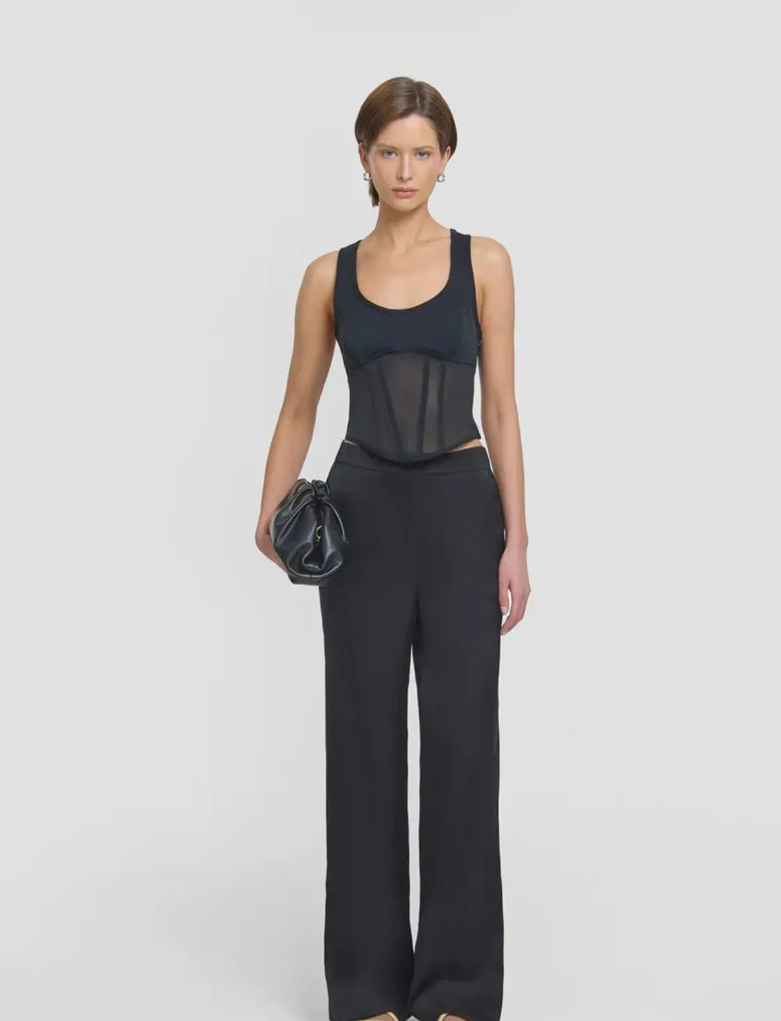 Skylark Wide Leg Pant in Black Viktoria + Woods