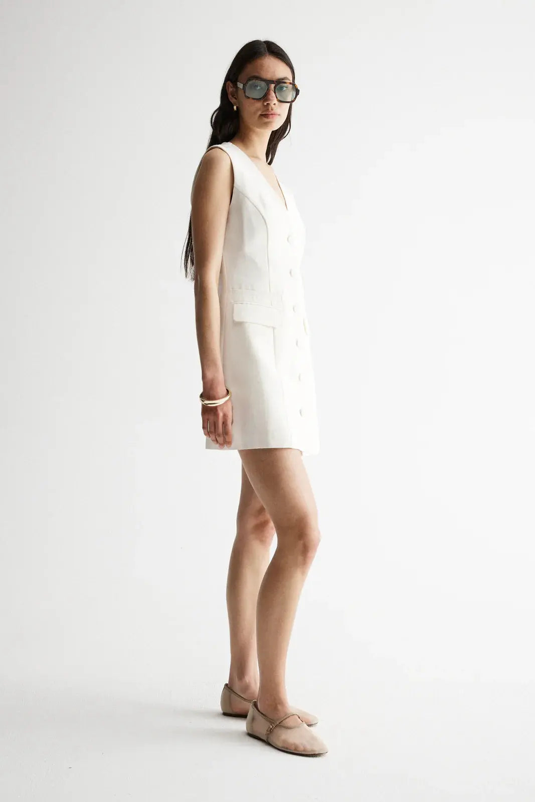 Ira Dress in Ivory Elka Collective