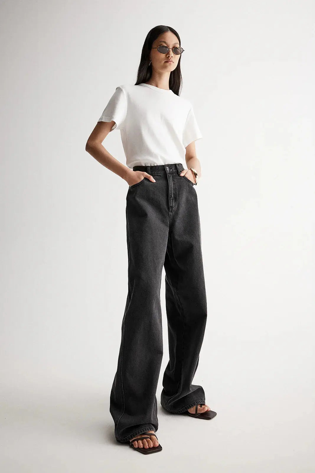 Apollo Jean in Black Wash Elka Collective