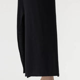 Longline T-Shirt Dress in Black BASSIKE