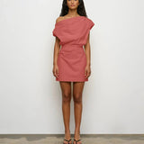 Pallas Mini Dress with in Washed Red One of Others