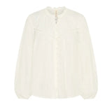 Lenny Blouse in White Kivari