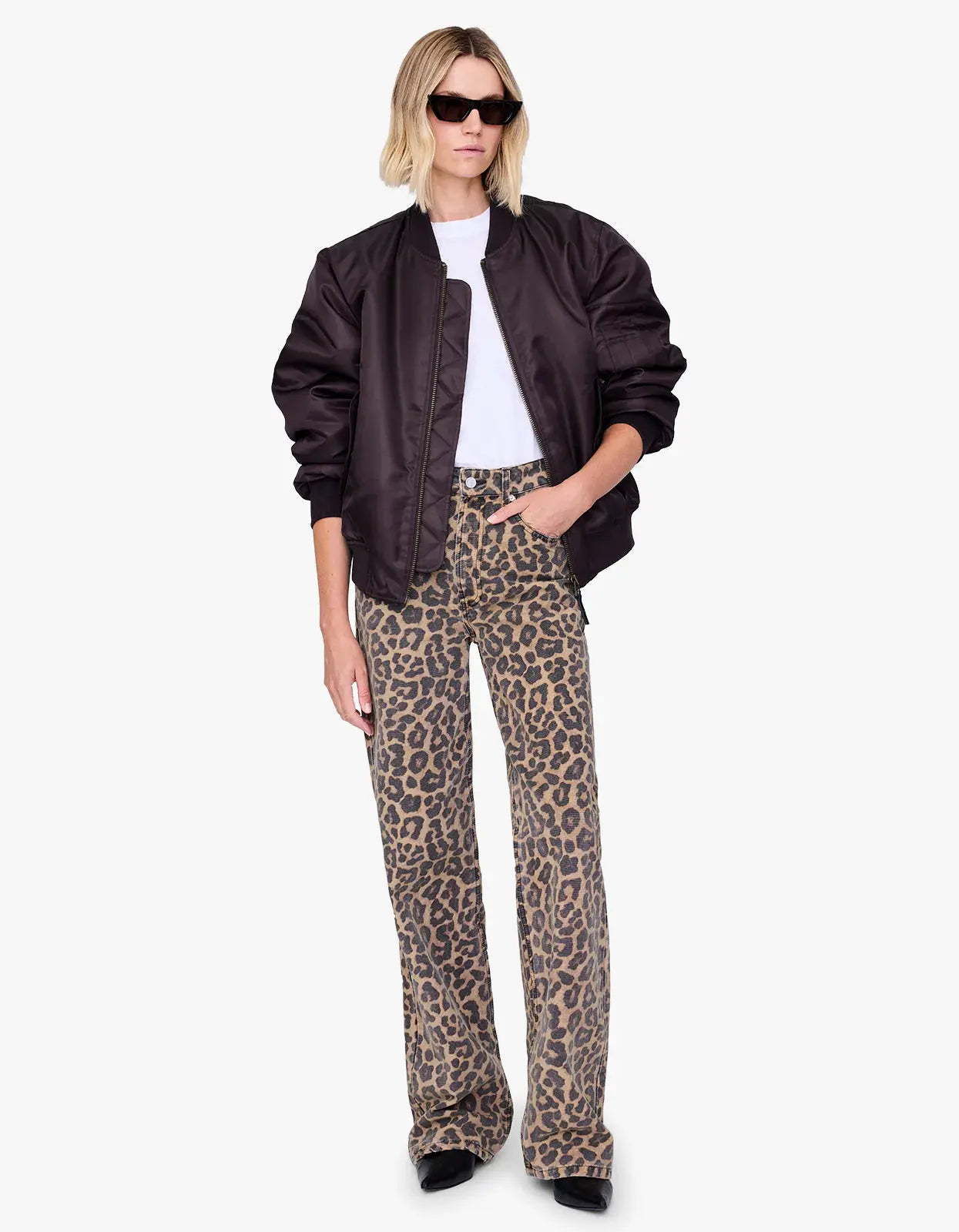Hugh Jean in Leopard Anine Bing