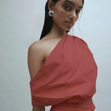 Pallas Mini Dress with in Washed Red One of Others