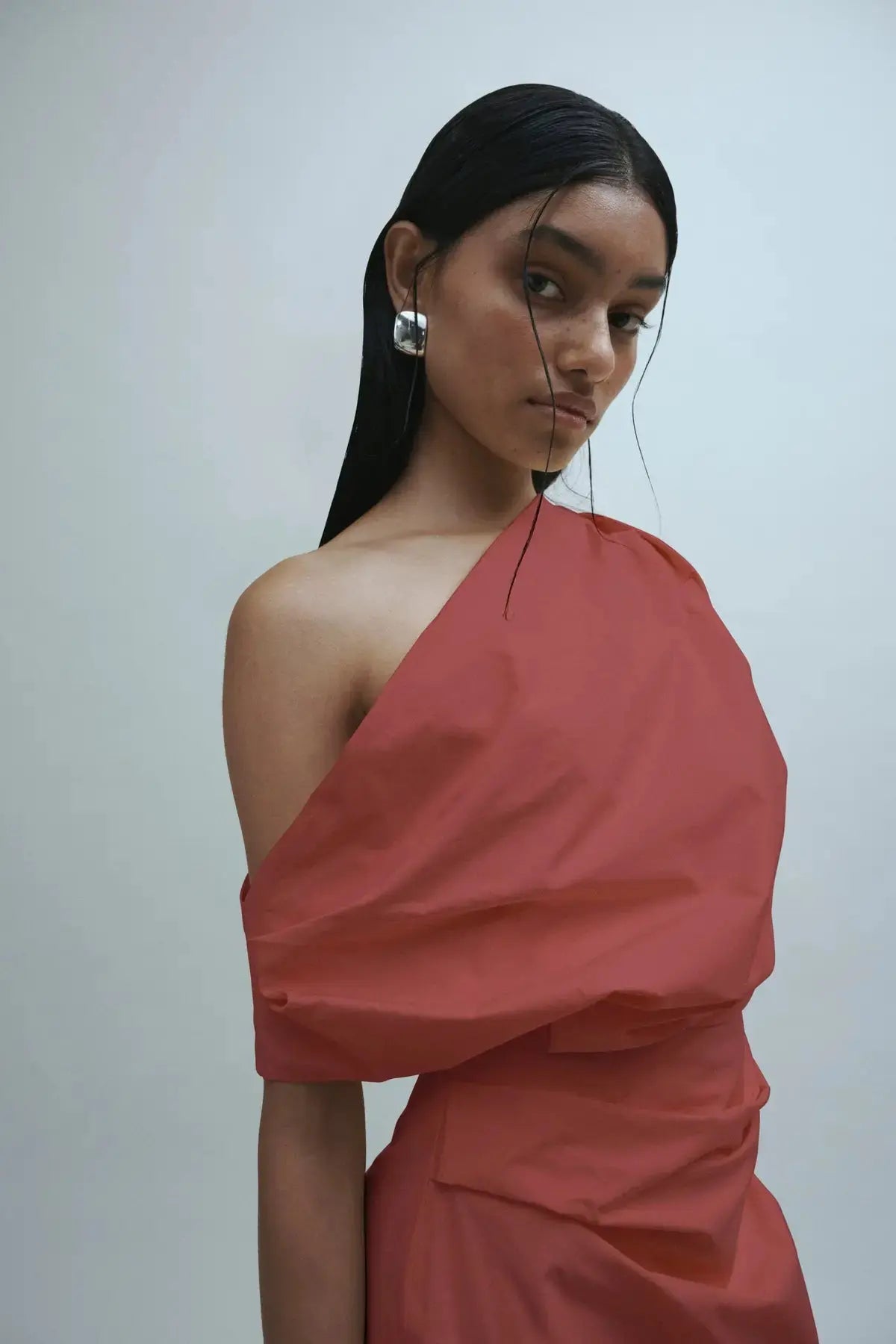 Pallas Mini Dress with in Washed Red One of Others