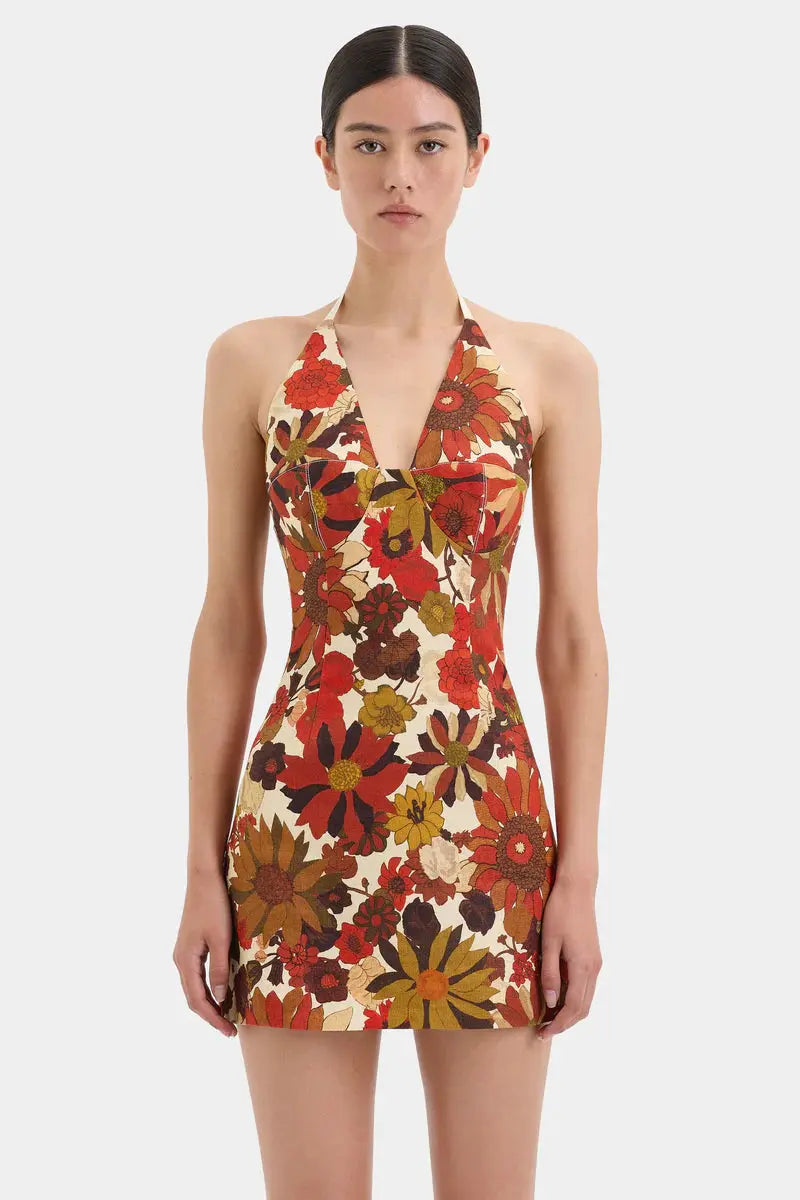 Castella Mini Dress in Floral - Cloth Lifestyle Boutique- Sir.