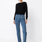 Black cropped merino wool
Cardigan clothlifestyle boutique