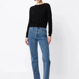Black cropped merino wool
Cardigan clothlifestyle boutique