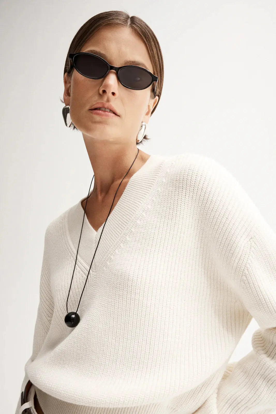 Chester Knit in Ecru Elka Collective