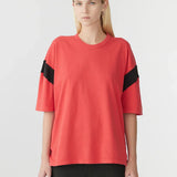 Red oversized tee clothlifestyleboutique