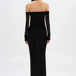 Sonnet Mesh Dress in Black Misha