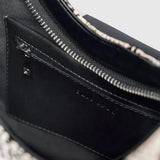 Mischa Baguette Bag in Python Brie Leon