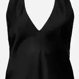 Evian Halter Top in Black Viktoria + Woods