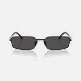 Prada Rectangular Metal Sunglasses Prada