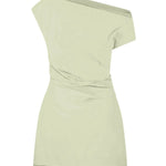 Blane Layered Mini Dress in Pistachio One of Others