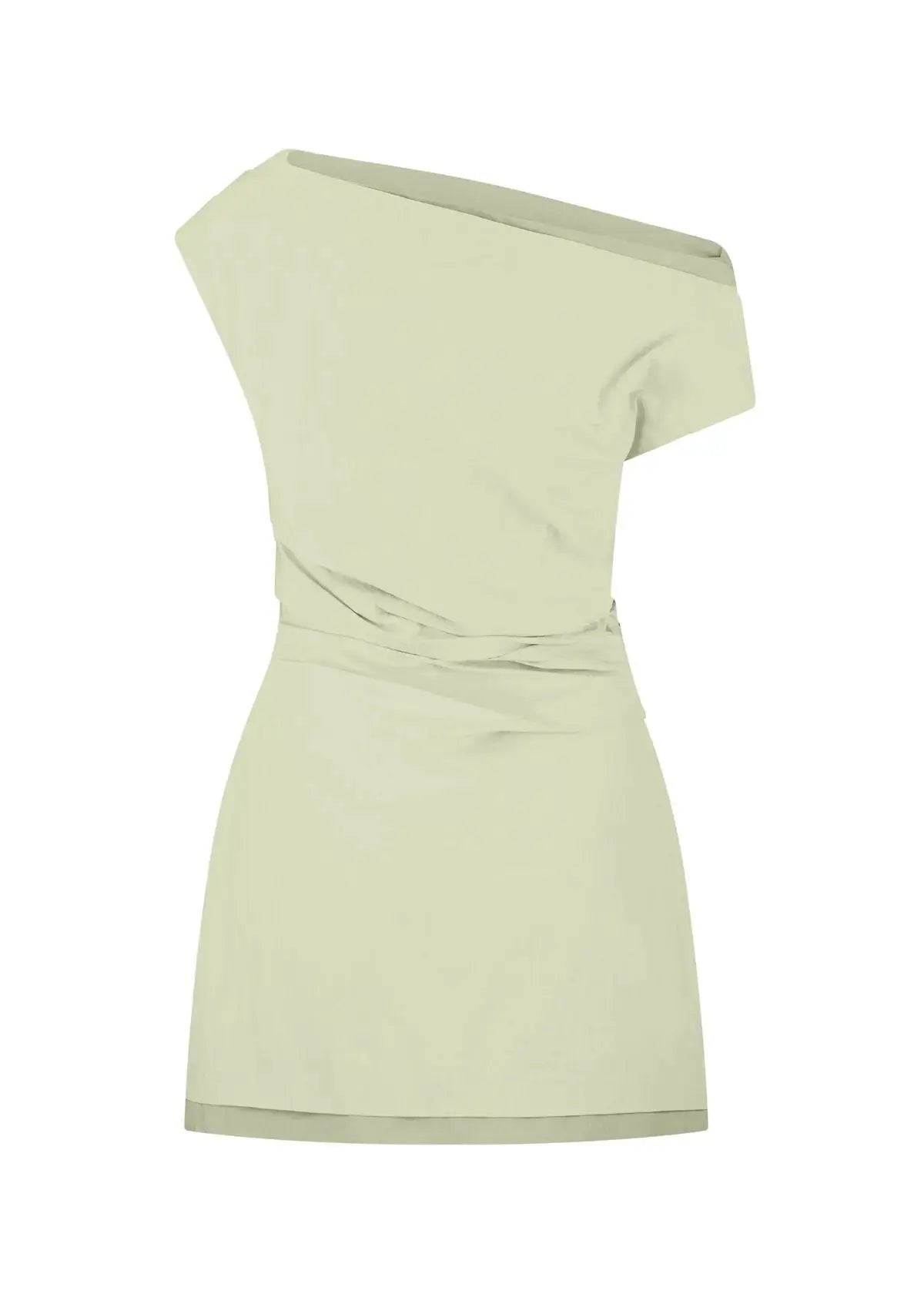 Blane Layered Mini Dress in Pistachio One of Others