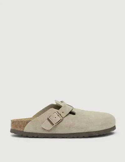 Boston SFB Taupe Suede Leather - Regular Fit Birkenstock