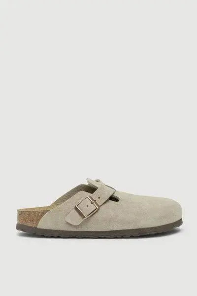 Boston SFB Taupe Suede Leather - Regular Fit Birkenstock