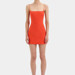 Panettone Mini Dress in Tangerine Sir.