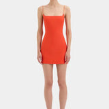 Panettone Mini Dress in Tangerine Sir.