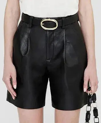 Carmen Short in Recycled Leather Anine Bing