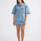 Reese Oversized Denim Shirt Ena Pelly