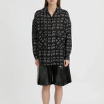Knox Shirt in Black Blanca