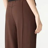 Pinstitch Detail Pant in Carob