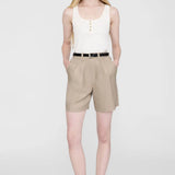 Carrie Short in Oatmeal Linen Blend Anine Bing