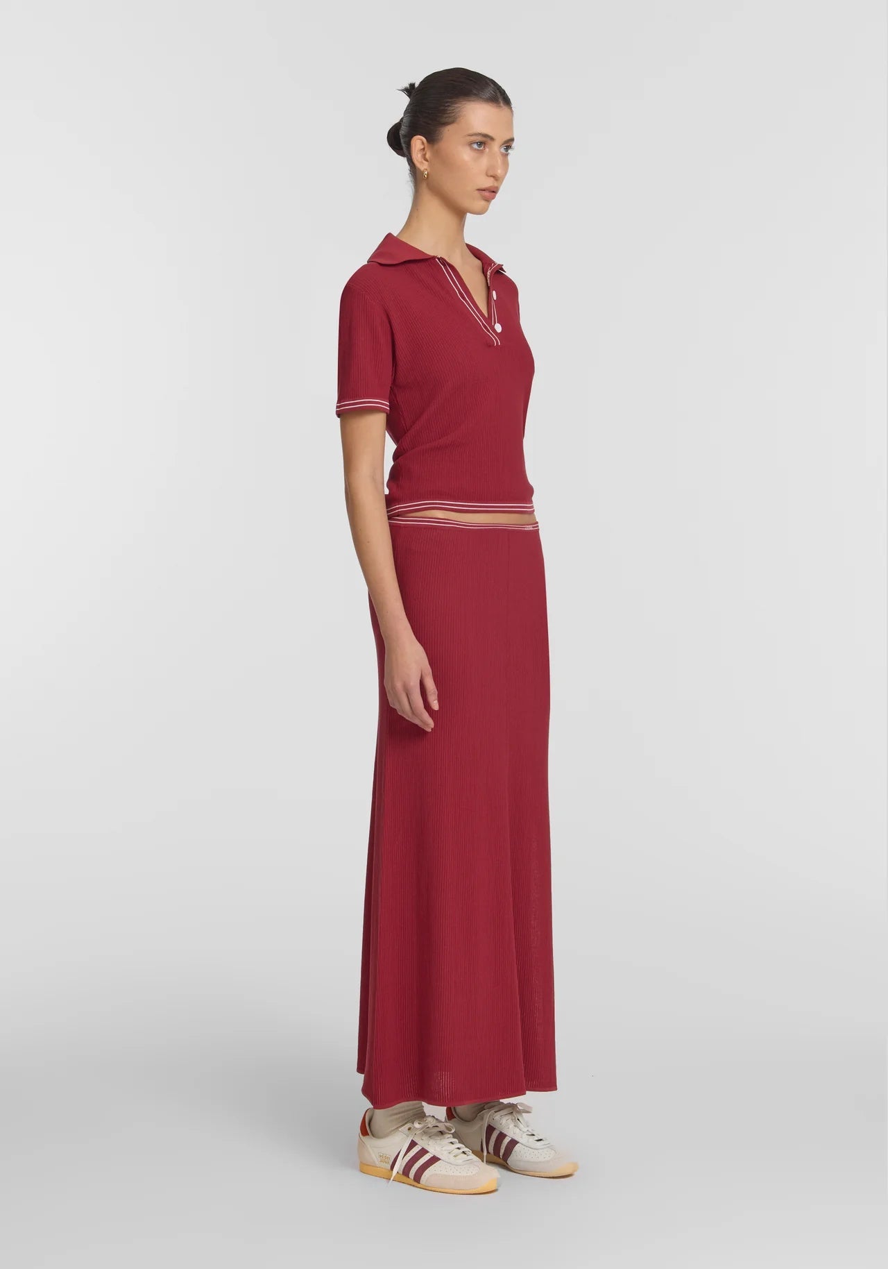 Showtime Skirt in Red Viktoria + Woods