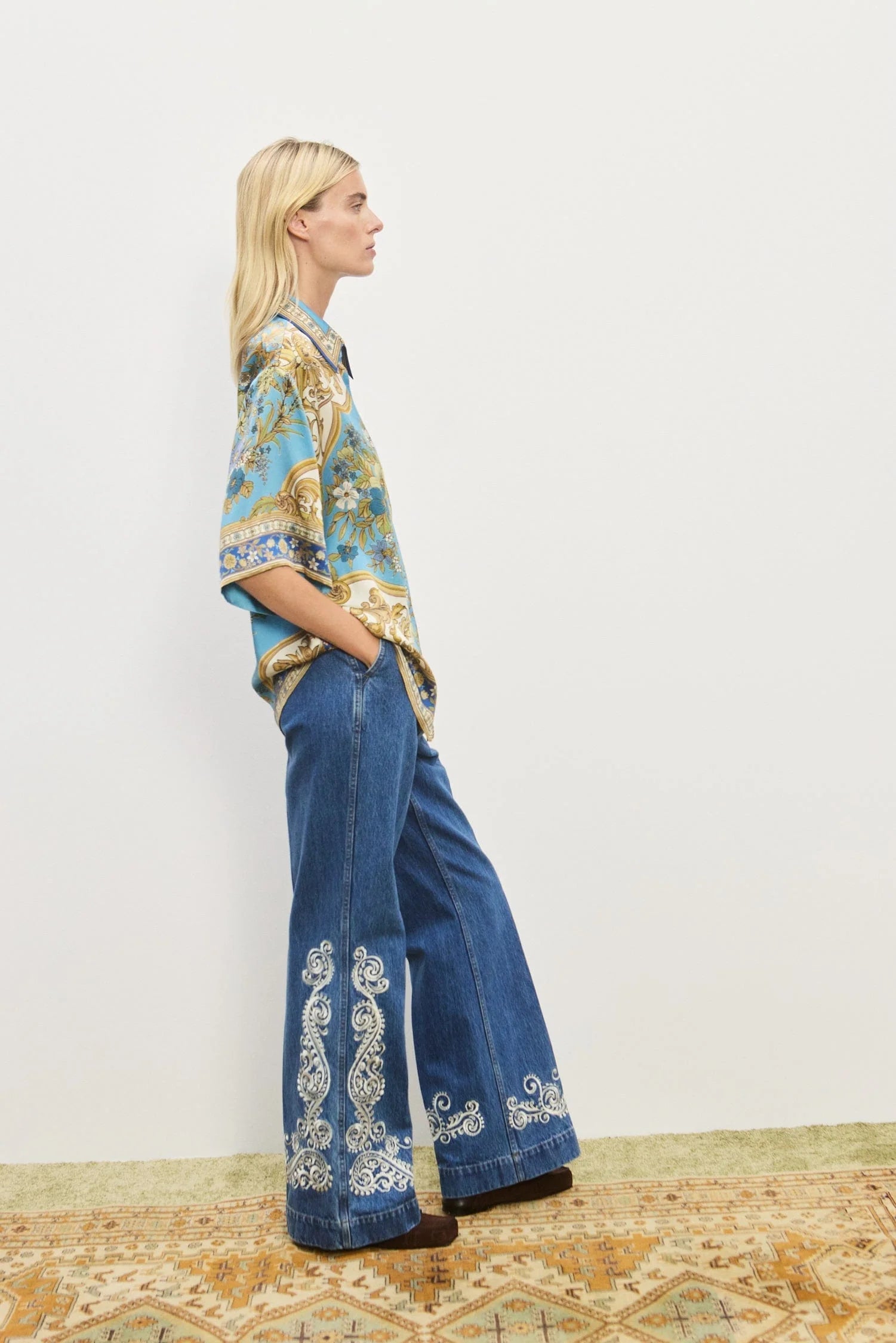 Cassie Silk Shirt Alemais