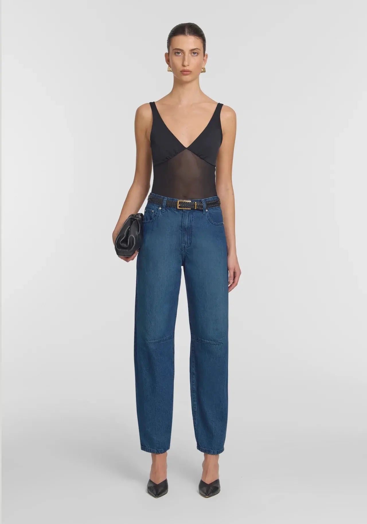 Gallagher Jean in Dark Wash Viktoria + Woods