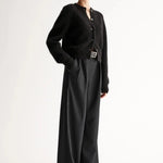 Abigail Knit Cardigan in Black Elka Collective