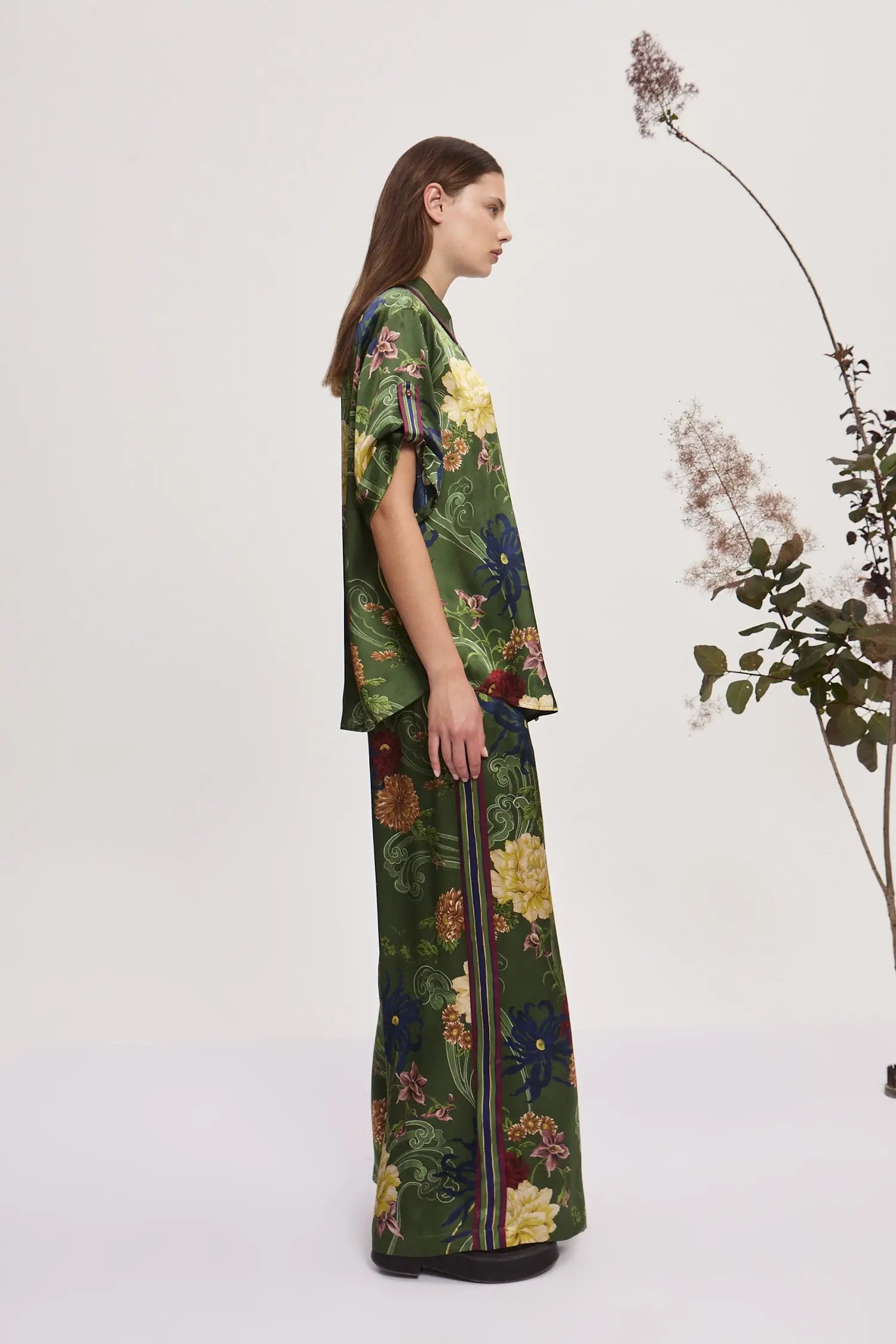 Avery Silk Pant Alemais