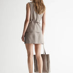 Elowen Mini Skirt in Granite Elka Collective