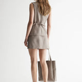 Elowen Mini Skirt in Granite Elka Collective
