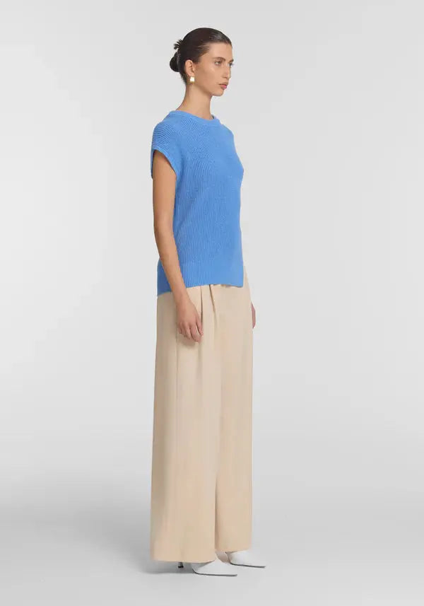 Memphis Knit Top in Blue Viktoria + Woods
