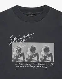 Ashton Tee Concert in Washed Black Anine Bing