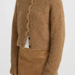 Marlo Cardigan in Camel Blanca